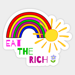 Eat The Rich Sticker